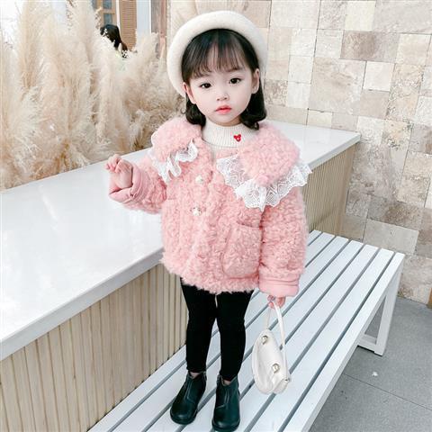 ✻Áo Khoác Cotton Xinh Xắn Dành Cho Bé✻Áo Khoác Lông Một Mảnh Phong Cách Hàn Quốc Thời Trang Thu Đông Mới 2022 Dành Cho Bé Gái