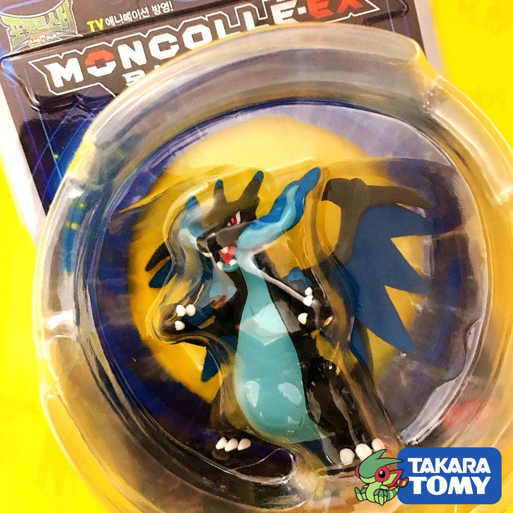 [HOT] Mô hình Pokemon Mega Charizard X của Takara TOMY (Hiếm) Super Size - Pokemon Figure Moncolle