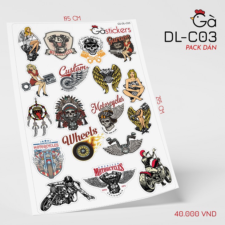 BỘ STICKER BARBER CẮT TÓC - DÁN TRANG TRÍ NÓN BẢO HIỂM, LAPTOP, VALI, XE - CHỐNG THẤM NƯỚC