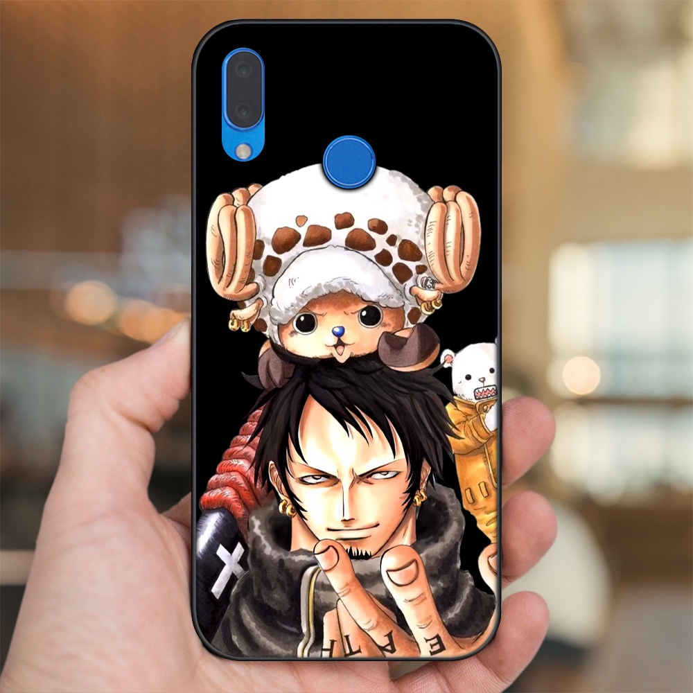 Ốp lưng Huawei Nova 3, Nova 3i, Nova 3e, P20 Lite viền đen in hình Law One Piece