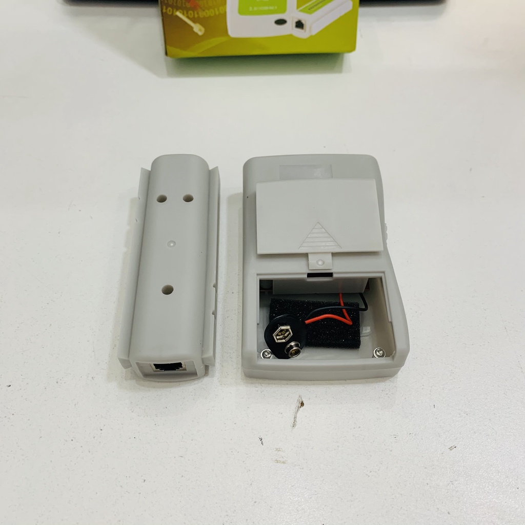 Hộp test mạng đa năng RJ45 RJ11 giá rẻ dùng kiểm tra tín hiệu mạng dễ sử dụng nhỏ gọn