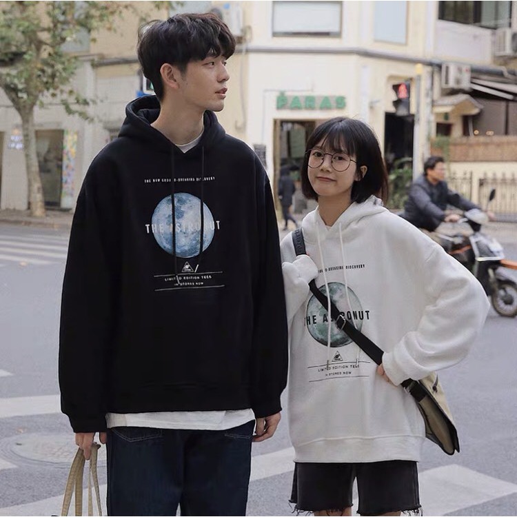 Áo khoác, áo hoodie unisex nam nữ nỉ ngoại the astronut siêu cute năng động thời trang học đường