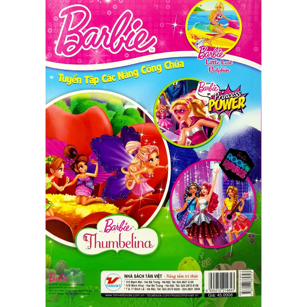 Sách - Tuyển Tập Các Nàng Công Chúa - Barbie (Tập 4)