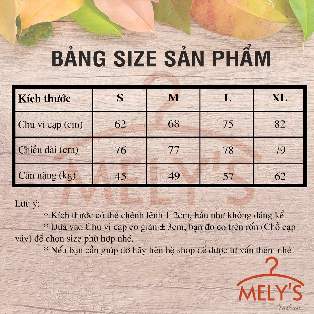 Chân váy Midi xẻ tà dài có dây thắt nơ cá tính phong cách sang trọng có big size Mely's Fashion CV20