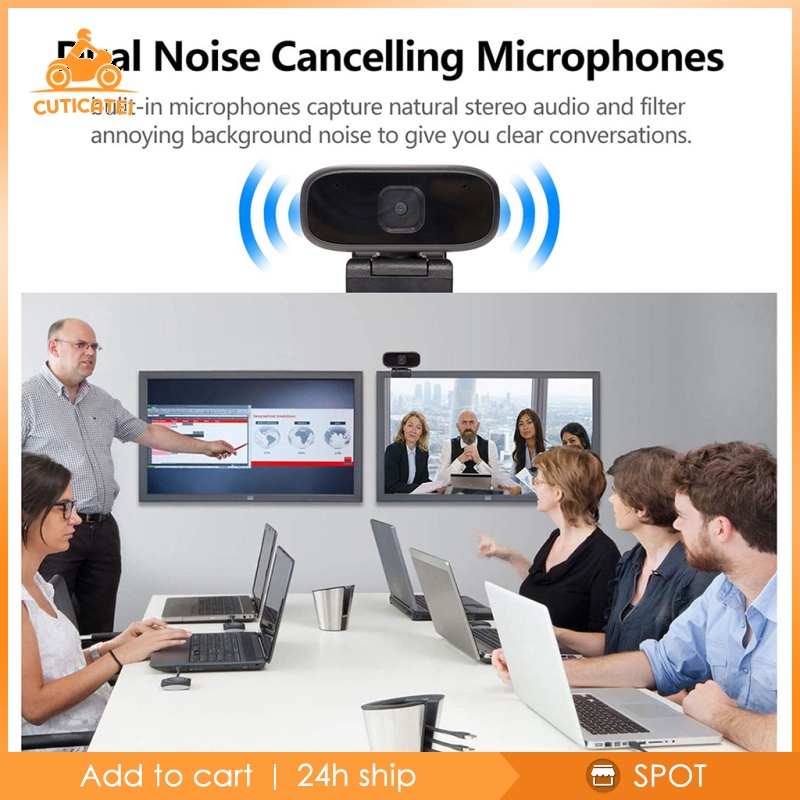 Webcam 720P kèm mic cho PC Laptop Tablet | BigBuy360 - bigbuy360.vn