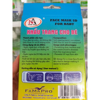 Khẩu Trang Em Bé FAMAPRO