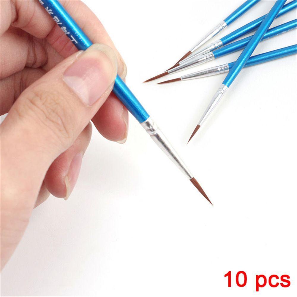 Set 10 Bút Vẽ Trang Trí Bánh Ngọt Bằng Sợi Nylon