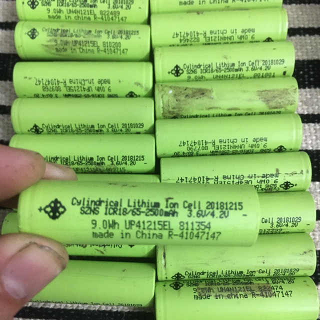 Cell pin 18650 tháo sạc dự phòng