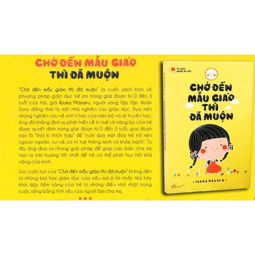 Sách - Chờ đến mẫu giáo thì đã muộn