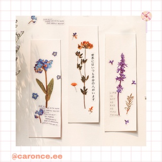 Sticker hoa lá, chữ thơ mộng trang trí