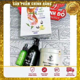 Combo dầu gội thảo dược Huỳnh Đỗ và ủ tóc siêu mượt