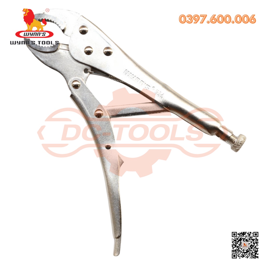 KÌM CHẾT TRẮNG 250mm WR10 WYNN'S CRÔM SÁNG BÓNG, CỨNG CHẮC DC-TOOLS