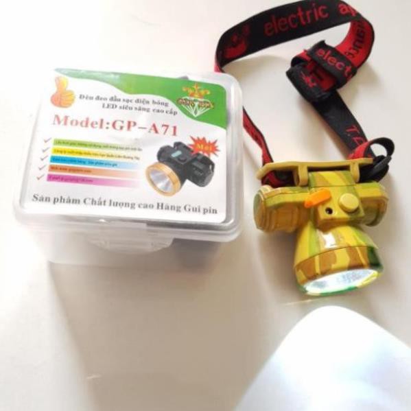Đèn pin đeo đầu sạc điện siêu sáng, hệ thống đèn LED cao cấp