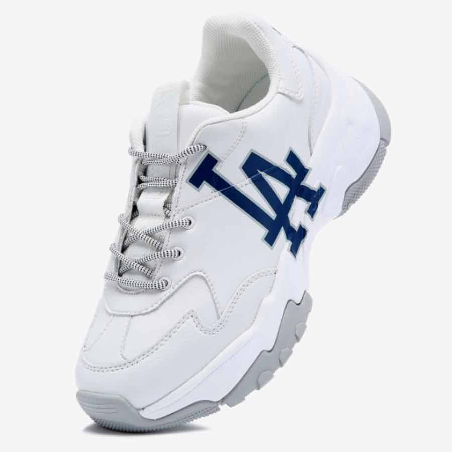 Giày sneaker thể thao Nam Nữ MLB LA đế xám