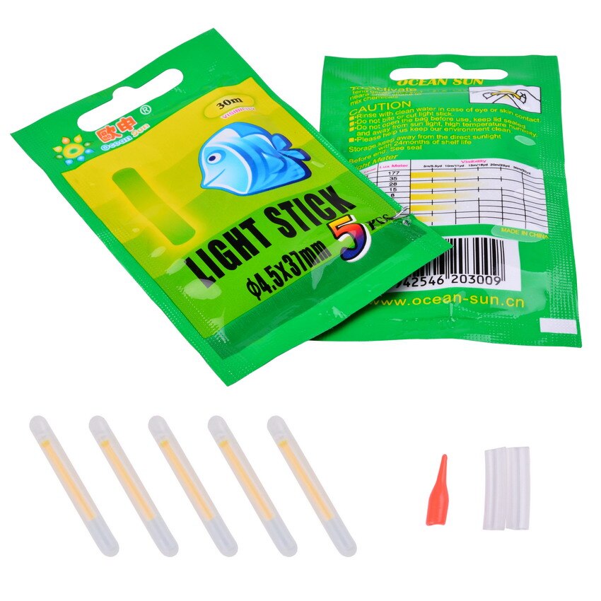 Set 50 Phao Câu Cá Phát Sáng Trong Tối Tiện Dụng