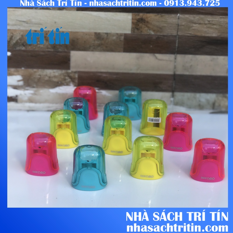 Chuốt,got bút chì deli có thung rác