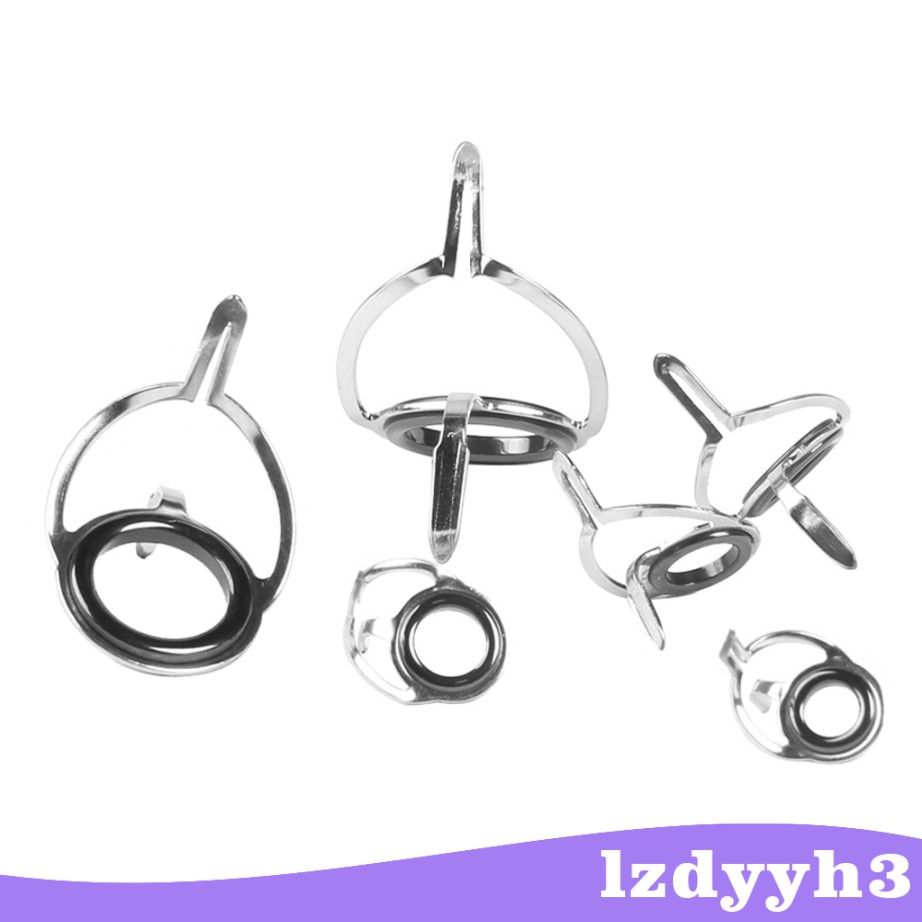 Hộp 60 Vòng Dẫn Cần Câu Cá Bằng Thép Không Gỉ Lzdyyh3