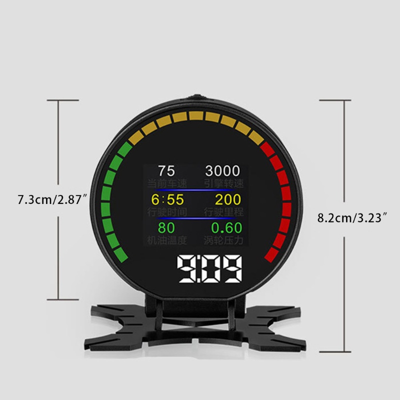 Edb * Đồng Hồ Đo Tốc Độ Xe Hơi HUD Hiển Thị Rất Trong Suốt Vào Ban Ngày