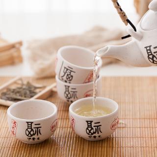 Bộ ấm trà gốm phong cách Nhật Bản