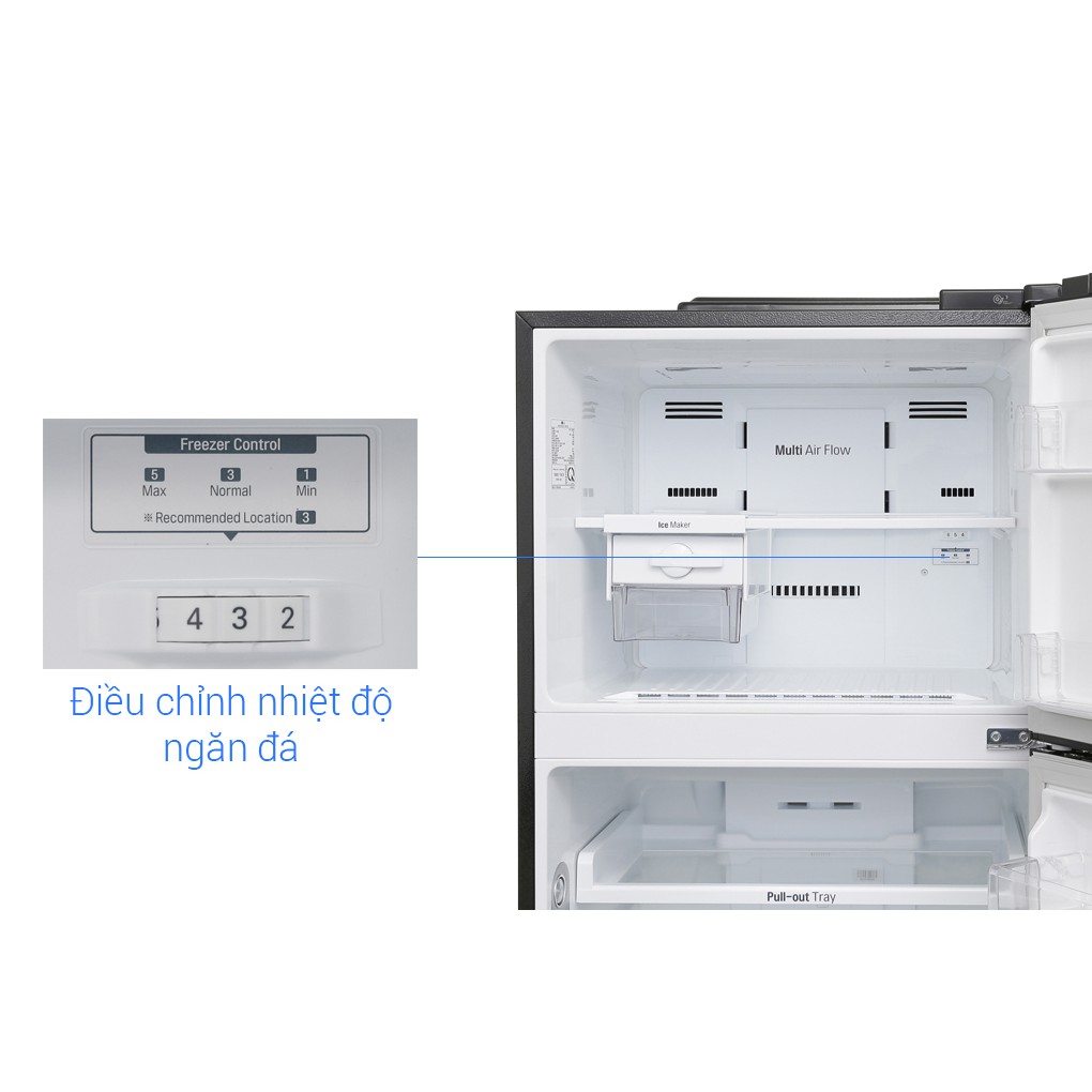 TỦ LẠNH LG INVERTER 393 LÍT GN-L422GB