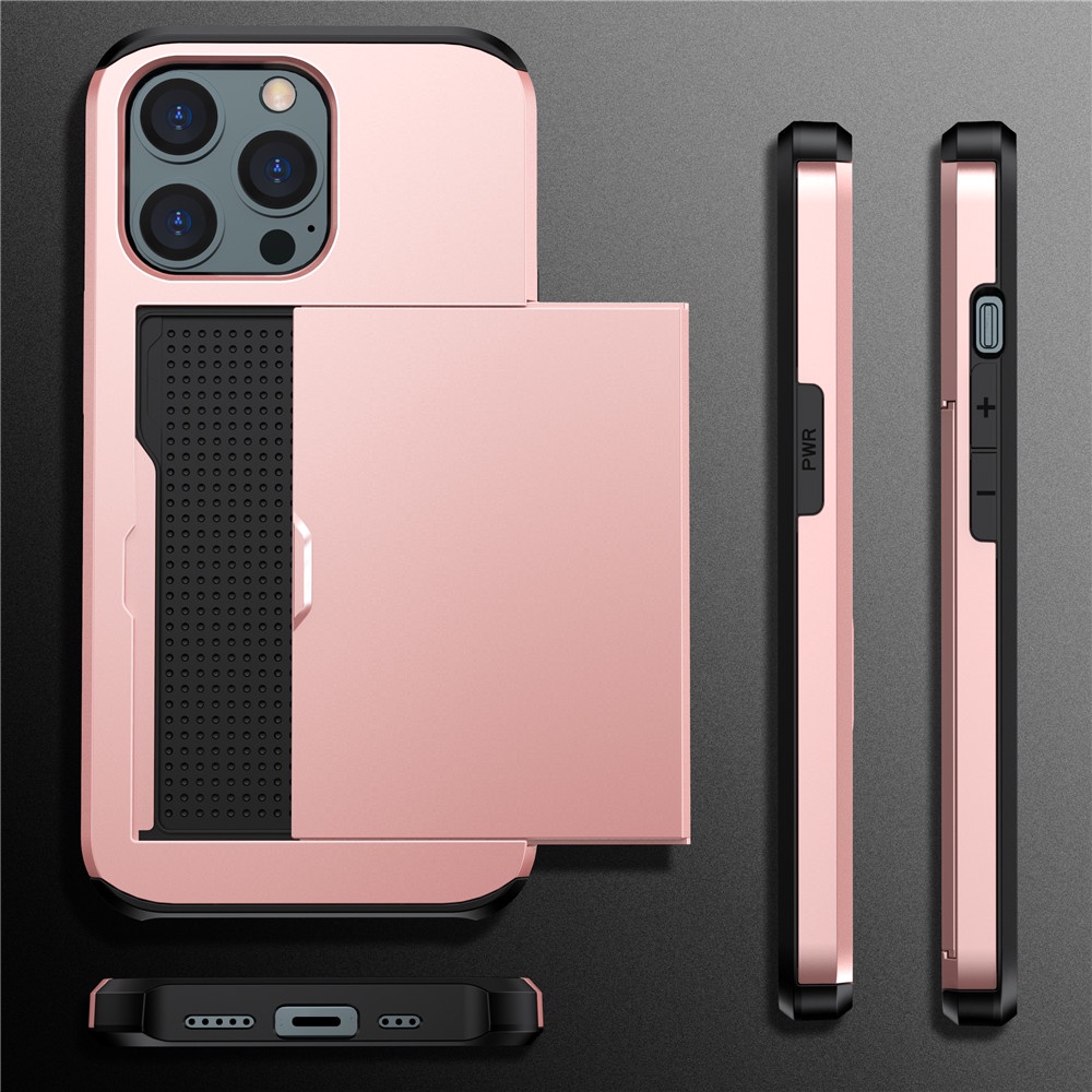 Ốp Điện Thoại Có Ngăn Đựng Thẻ Cho iPhone 14 Pro Max 13 12 Mini 11 Pro XS Max XR X 8 7 6S Plus SE 2 2020 5 5S