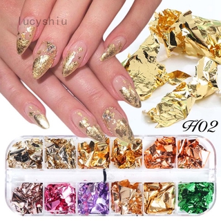 (Hàng Mới Về) Hộp Kim Tuyến 3d Trong Suốt Trang Trí Móng Tay Nghệ Thuật