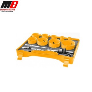 BỘ MŨI KHOÉT KIM LOẠI 13 CHI TIẾT INGCO AKH0131