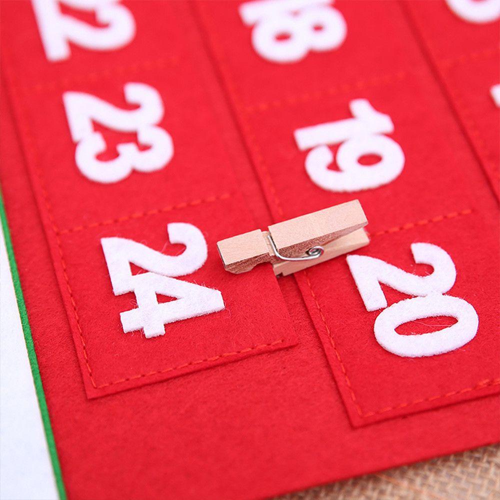 DORAW Lịch Đếm Ngược Treo Tường Trang Trí Phong Cách Giáng Sinh