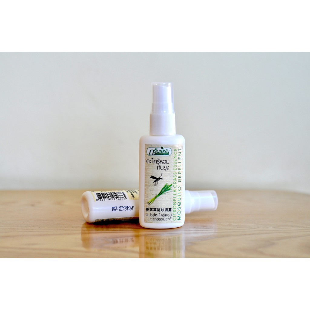 Tinh Chất Sả Xịt Chống Muỗi GREEN HERB Thái Lan