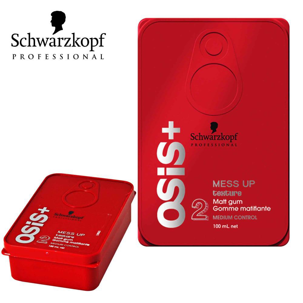 Sáp tạo kiểu tóc nam Schwarzkopf Professional OSIS+ Mess Up Matte Paste 100ml, hàng chính hãng