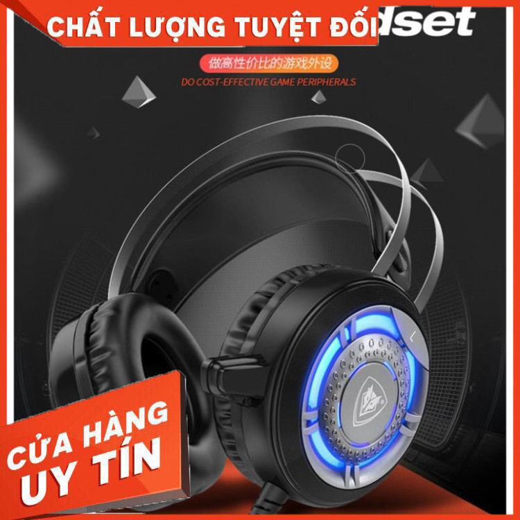 HÀNG CAO CẤP -  Tai nghe chụp tai Nubwo N1 có LED - Chuyên dụng cho Gaming - Hàng chính hãng  - Hàng Cao Cấp