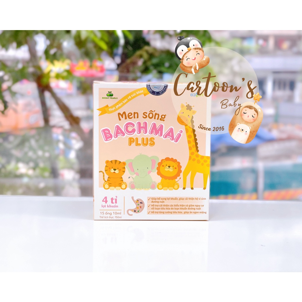 Men sống bạch mai plus & Enzym Bạch Mai