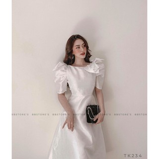  [BBSTORE'S] Đầm Nơ Vai Xoè Gadan -TK234