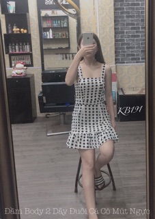 Đầm Body 2 Dây Đuôi Cá Có Mút Ngực - TK03