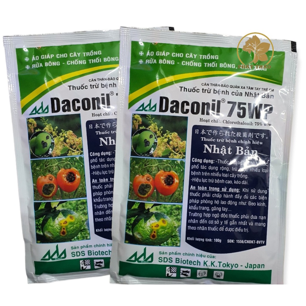 Thuốc trừ bệnh Daconil 75WP (100g)