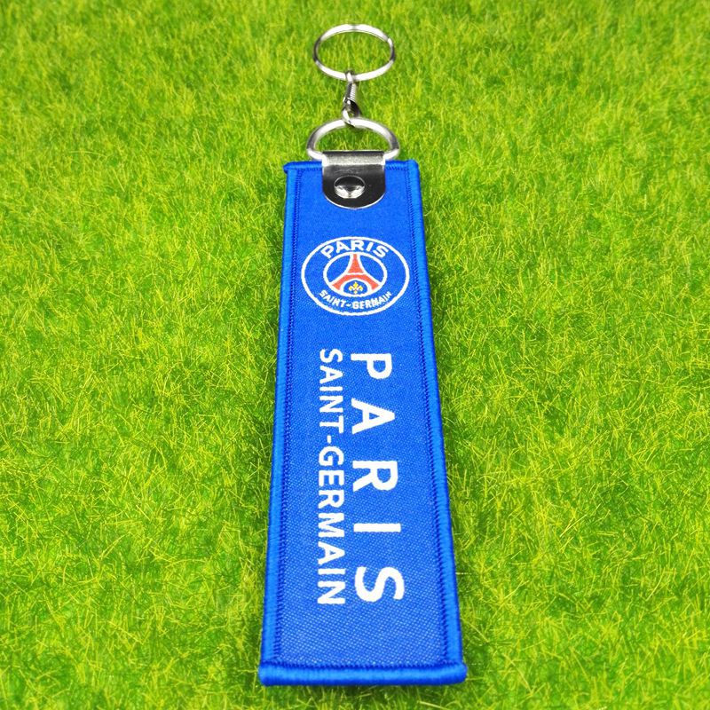 Móc Khóa Vải Bện Hình Logo Câu Lạc Bộ Bóng Đá Real Madrid/ Liverpool