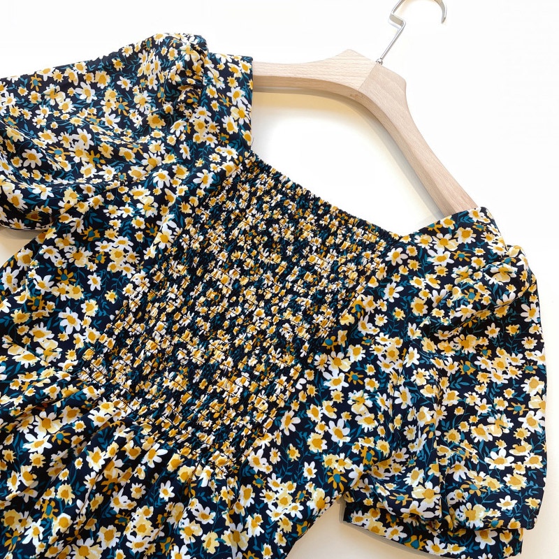 Đầm hoa ZXYOUPING dáng rộng cỡ lớn thời trang mùa hè Hàn Quốc mới 2021 cho bạn nữ