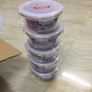 Hộp thuỷ tinh tròn Lock&Lock 650ml- LLG831 .