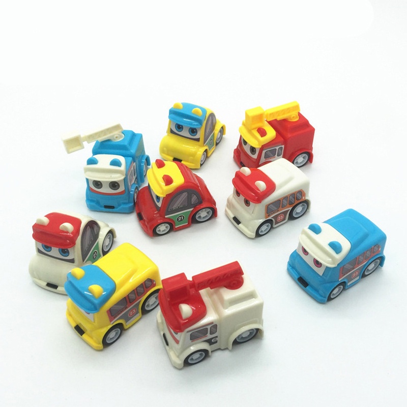 Đồ chơi xe kéo lùi lên dây cót SEA SUN TOYS mini vui nhộn đáng yêu dành cho trẻ em