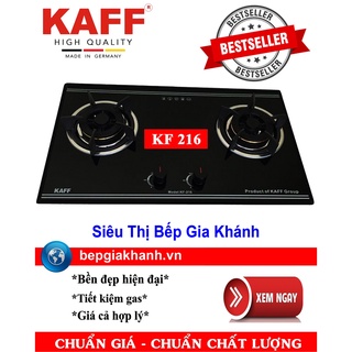 Bếp gas âm 2 vùng nấu kaff kf 216