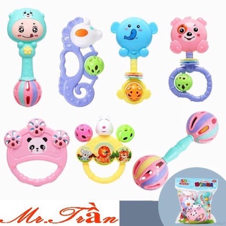 BỘ ĐỒ CHƠI XÚC XẮC 7 MÓN CHO BÉ (sỉ inbox)
