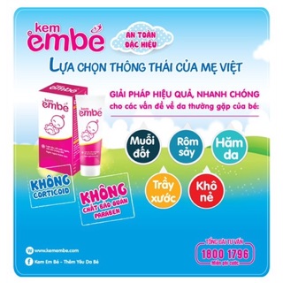 Kem em bé chuyên dùng cho bé