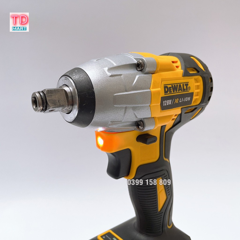 [ Hàng Loại 1 ] Máy Siết Bulong Dewalt 128V Không Chổi Than 2 pin 10 cell