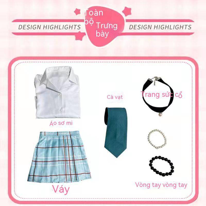 Dressing doll falling in love cos Kitagawa Sea Dream cos school uniform JK uniform five new dishes Lolita set wig