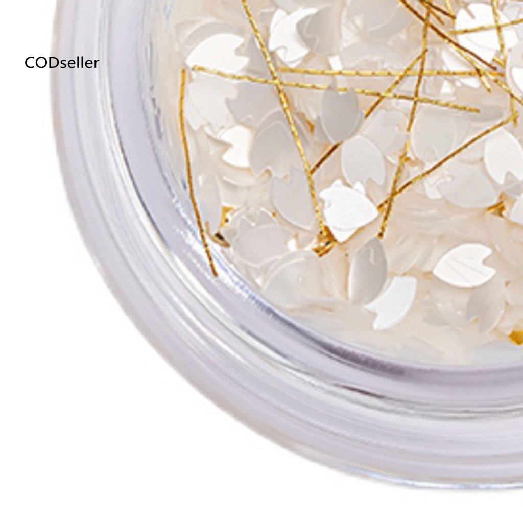 1 Hộp Kim Tuyến Lấp Lánh Trang Trí Móng Tay Nghệ Thuật Đa Năng