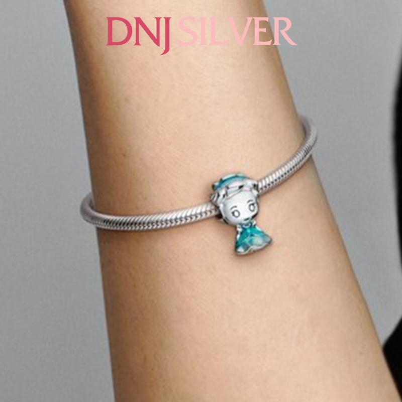 [Hàng cao cấp] Charm bạc 925 cao cấp, hàng chuẩn bạc - Charm Disney Cinderella thích hợp để mix vòng tay charm - DN073