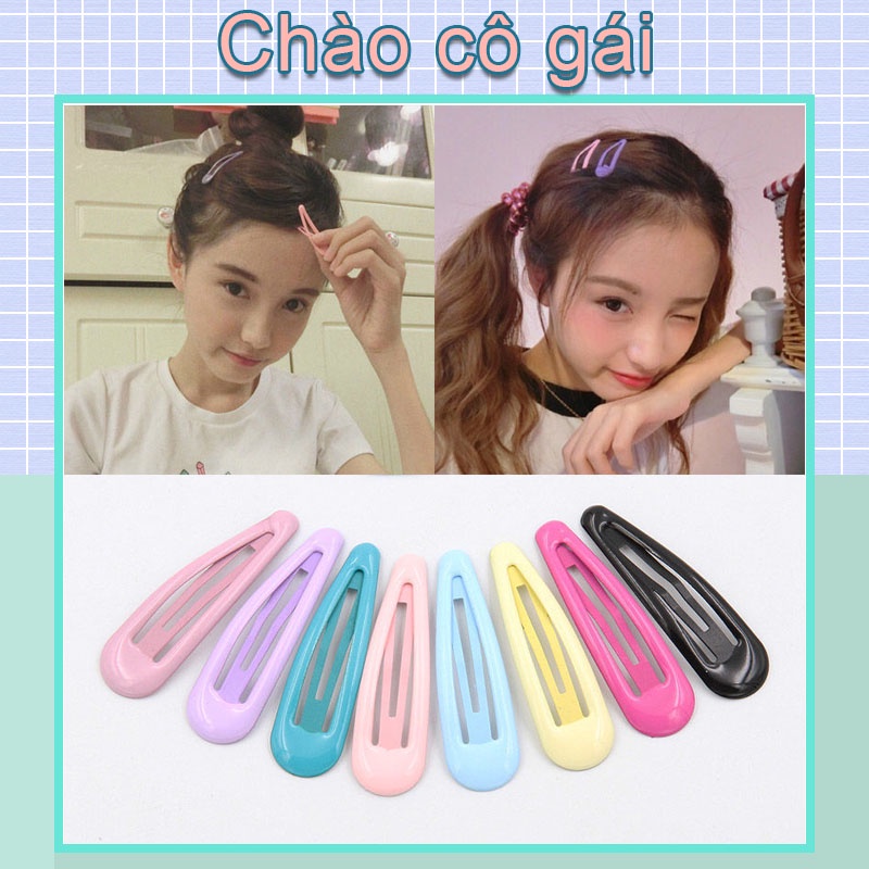  Kẹp tóc màu kẹo ngọt ngào đáng yêu dành cho nữ