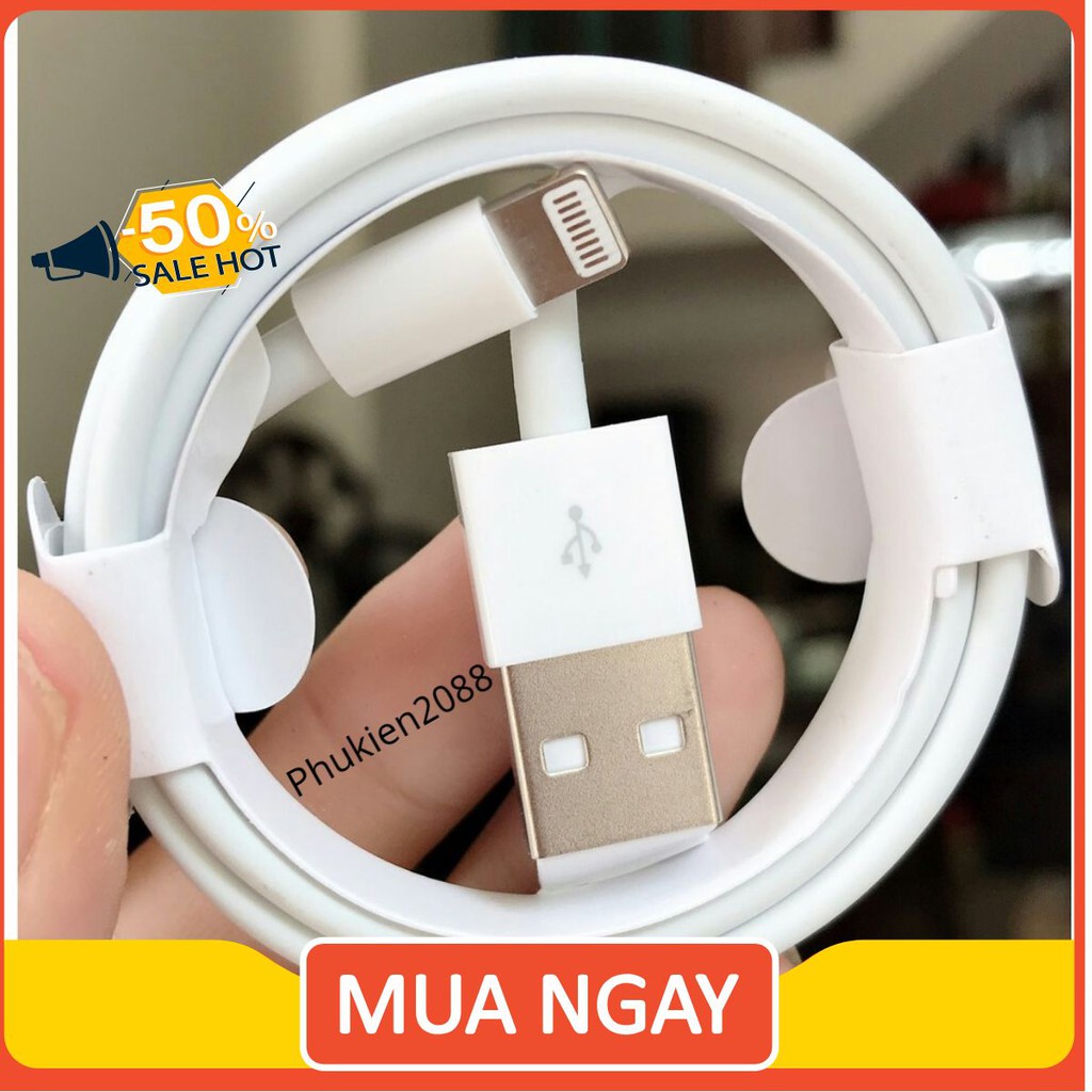 Cáp sạc iphone chính hãng apple bảo hành lỗi 1 đổi 1 dài 1m cổng lightning