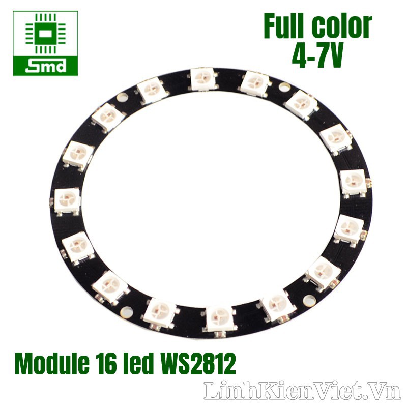 Module 16 Led RGB WS2812 (Tròn)