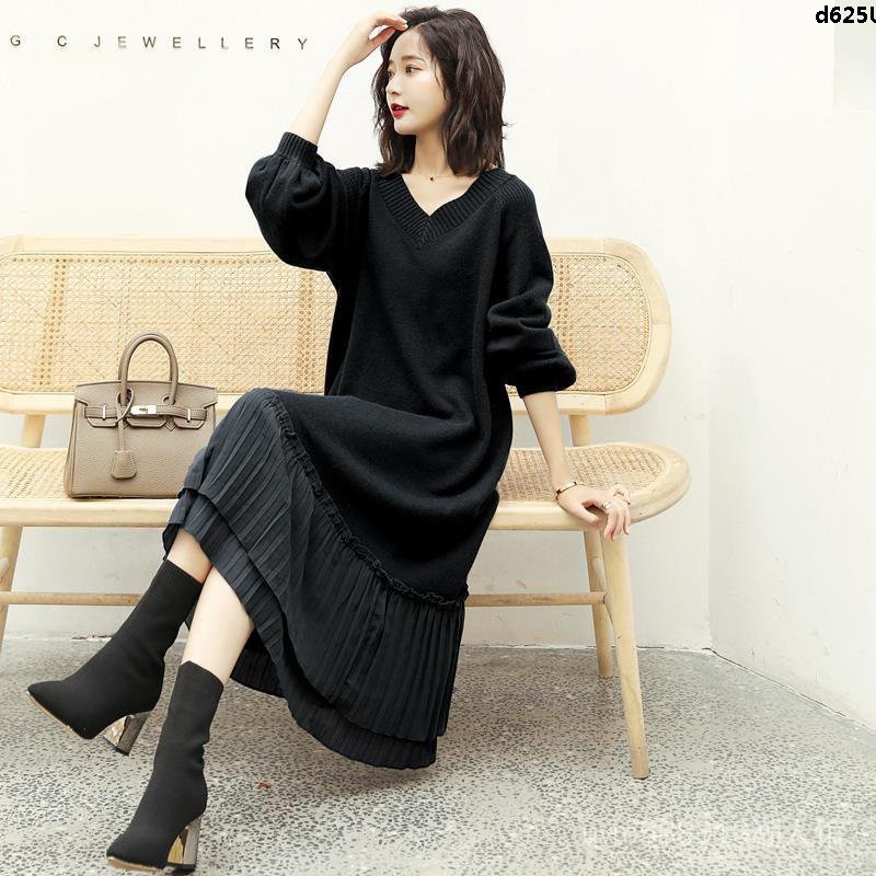 Đầm Chiffon Dệt Kim Dáng Dài Qua Gối Thời Trang 2020 Cho Nữ | BigBuy360 - bigbuy360.vn